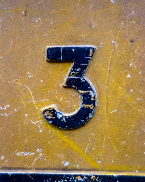 istock Written Wording in Distressed State Typography Found Number 3 1128517418