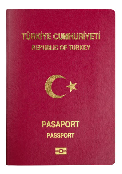 capa para passaporte turco - traçado de recorte - inter state - fotografias e filmes do acervo
