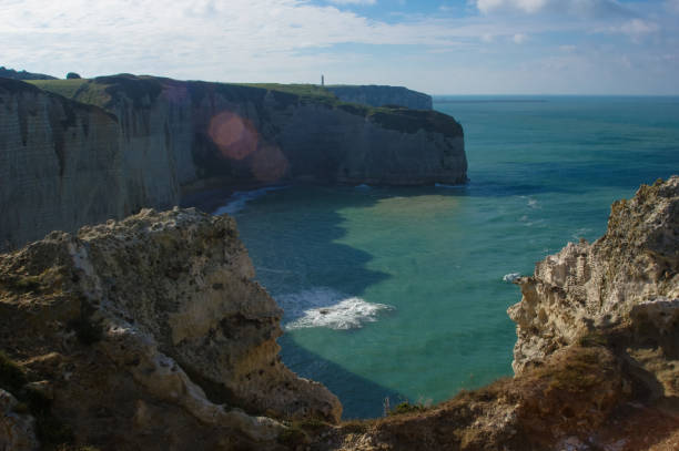 istock Cliffs of Etretat in Normandy, France 1128528869