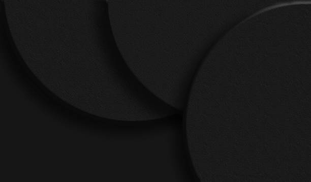 istock Steel circles texture volumetric background futuristic design 1128534345