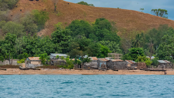 sao tome, beautiful landscape - equatorial guinea imagens e fotografias de stock