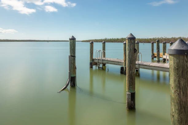 istock Long exposure of a boating jetty 1128536349