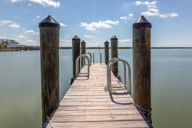 istock Long exposure of a boating jetty 1128536603