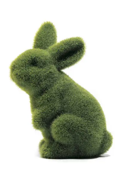 Photo of Green grass easter bunny