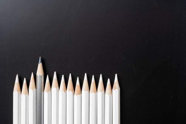 istock color pencil with leadership, teamwork concept 1128547854