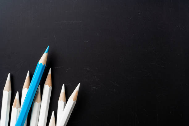 istock color pencil with leadership, teamwork concept 1128550197