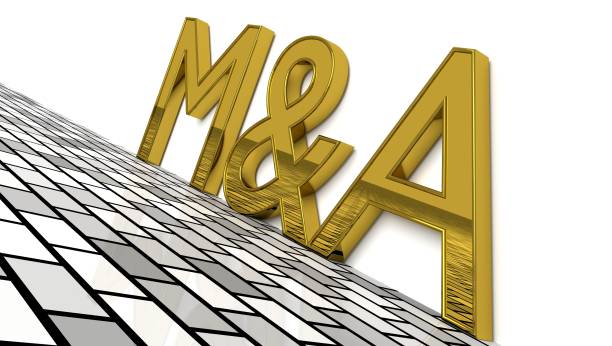 istock M&A sign in golden glossy letters 1128550795