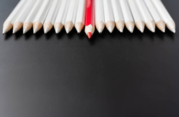istock color pencil with leadership, teamwork concept 1128551175