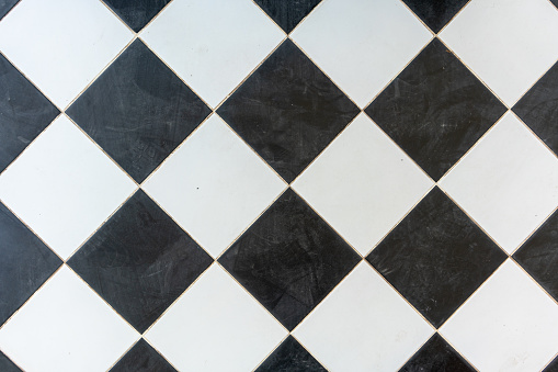 Black and white marble bricks wall background , seamless marble wall pattern , for Interiors design decoration.