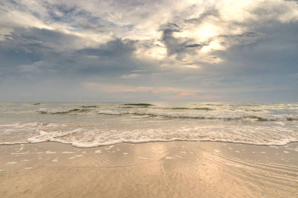 istock surreal seascape on wave sunset time 1128578304