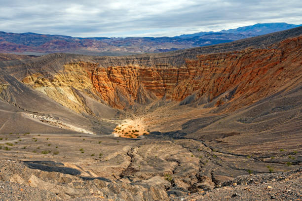 istock Volcanic Crater in the Desert 1128580215