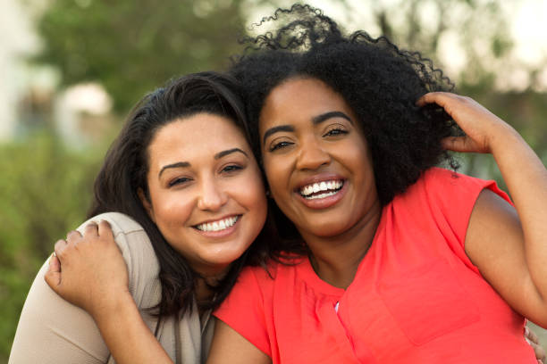 istock Multi-ethnic group of friends laughing. 1128584891