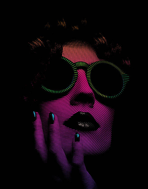 istock Close up portrait of glamorous woman's face 1128590217
