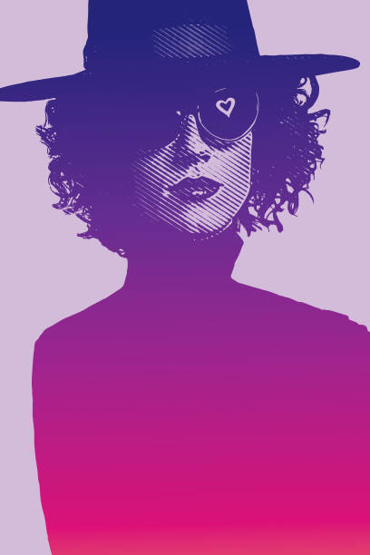 istock Beautiful glamorous woman with hat and sunglasses 1128592592