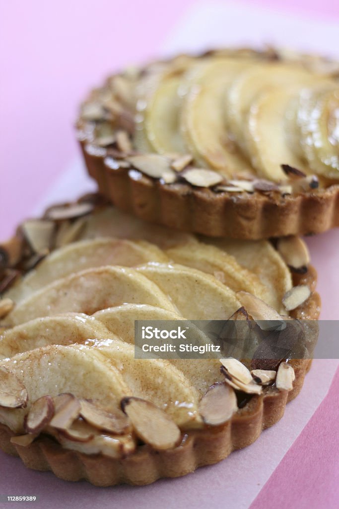 apple tarts  Almond Stock Photo