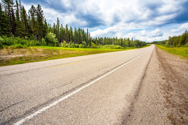 istock On the highway between Grande Prairie and Grande Cache Alberta Canada 1128604916