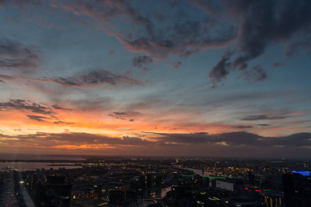 istock Amazing cityscape of Melbourne 1128605564