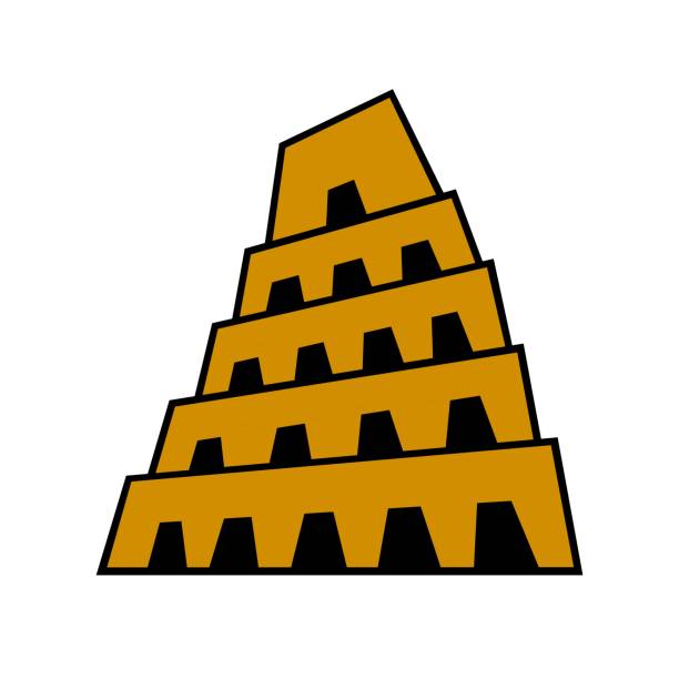 Tower of Babel This is the Tower of Babel. tower of babel stock illustrations