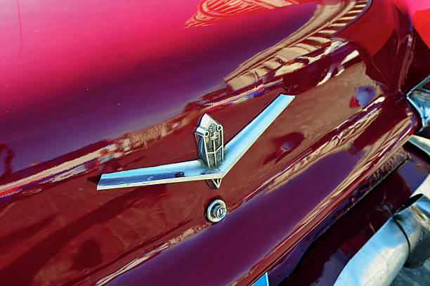 istock Classic car emblem detail 112862068