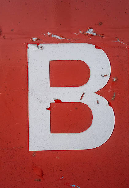 istock Written Wording in Distressed State Typography Found Letter B 1128622627