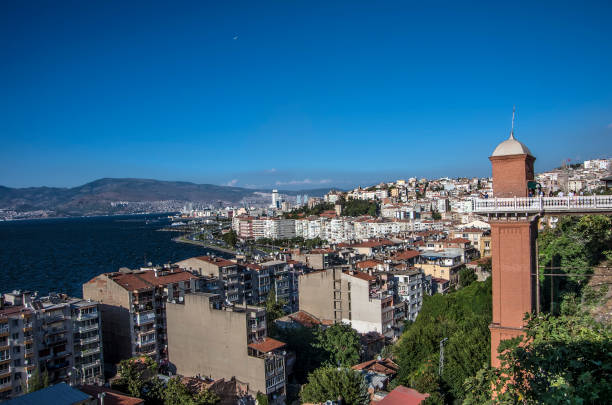 istock Izmir / Turkey, historical elevator (Asansor). Travel concept photo. 1128622897