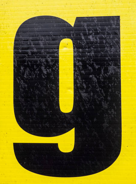 istock Written Wording in Distressed State Typography Found Letter G 1128624885