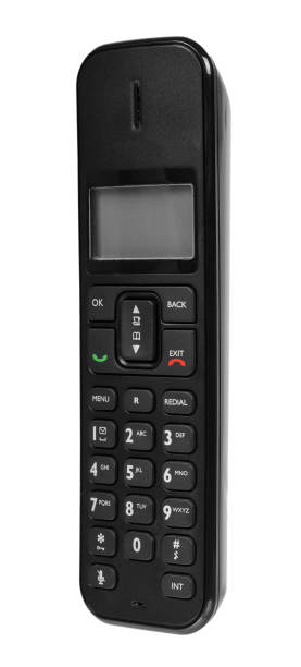 istock modern landline cordless phone, old technology concept. 1128629390