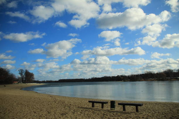 istock The begining of spring on the lake 1128631776
