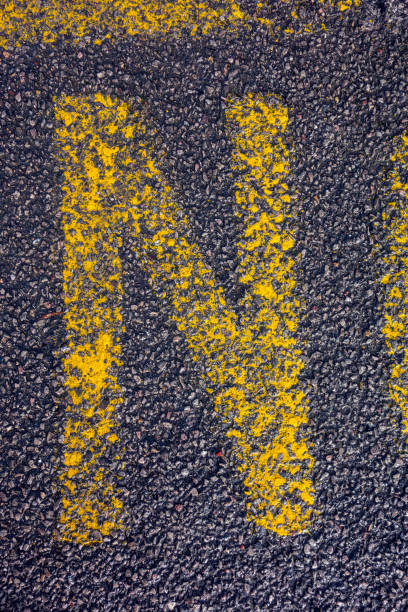 istock Written Wording in Distressed State Typography Found Letter N 1128631842