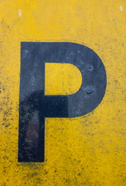 istock Written Wording in Distressed State Typography Found Letter P 1128631951