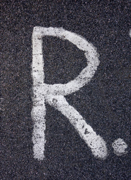 istock Written Wording in Distressed State Typography Found Letter R 1128632999