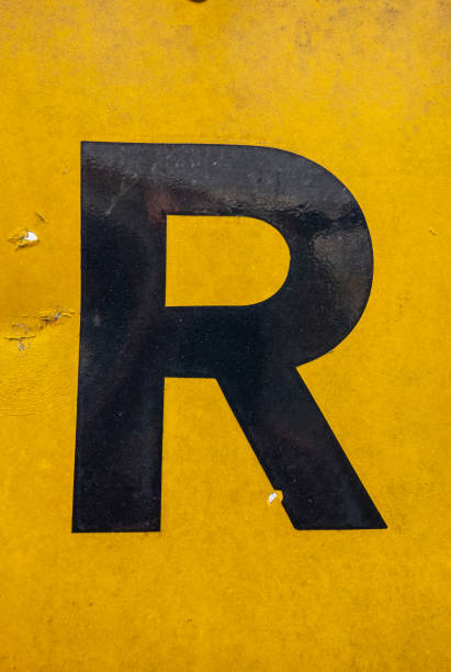 istock Written Wording in Distressed State Typography Found Letter R 1128633041