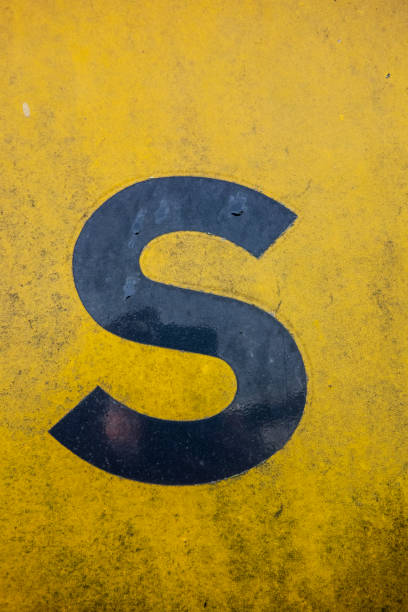 istock Written Wording in Distressed State Typography Found Letter S 1128633455