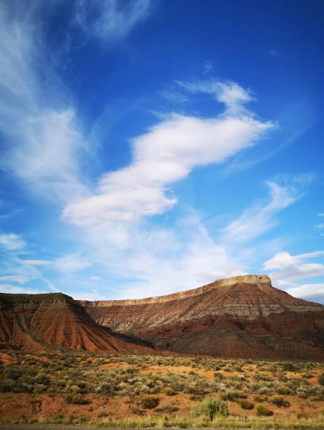 Utah panorama, road in corner