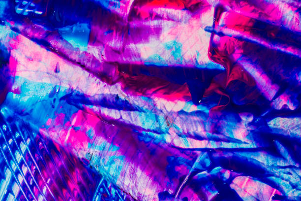 istock Abstract art colourful background. Hand-painted background.  - Image 1128634600