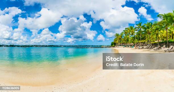 Beach On Mauritius Stock Photo - Download Image Now - Majestic, Mauritius, Bay of Water