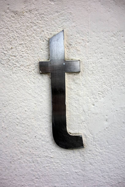 istock Written Wording in Distressed State Typography Found Letter T 1128639588