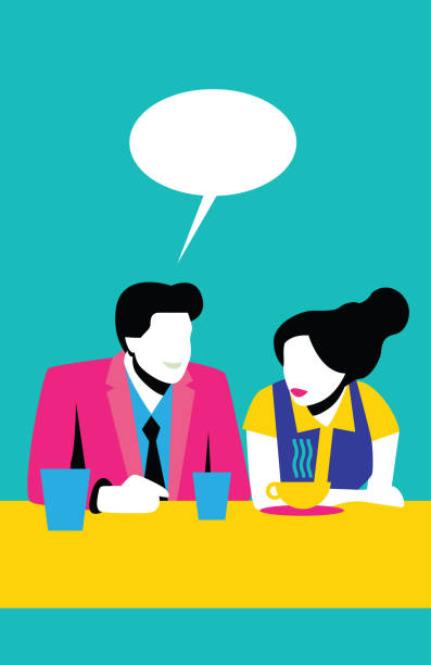 People Talking Illustration of basic colors, simple, people without faces, talking, talking, living, having a nice moment between them.

This illustration is made in vectors and it is easy to change colors and adapt to any size.

The text balloons and people can move position, add or remove ejecutiva stock illustrations