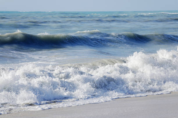 istock Waves at the Caribbean beach 1128651878