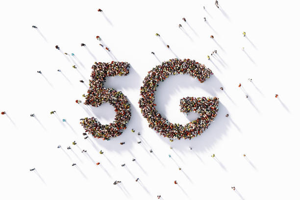 istock Human Crowd Forming A Big 5G Symbol 1128656274
