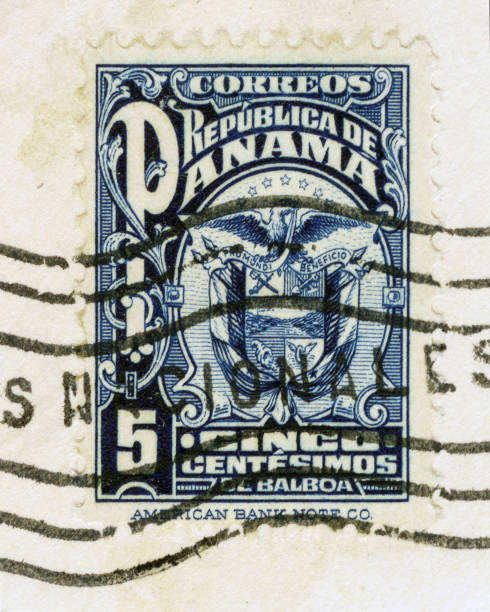 istock Vintage stamp Republic of Panama 1128658890