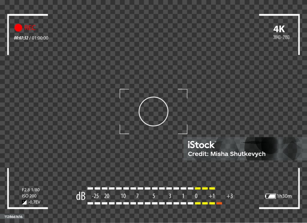 Camera Frame Graphics Camera Frame Screen Stock Illustration - Download Image Now - License ...
