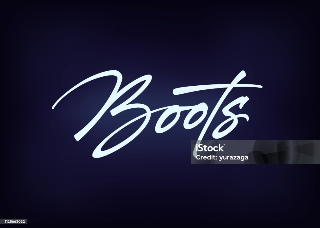 Botas Signs Ilustración de Botas Vector Letras y más Vectores Libres de Derechos de ...