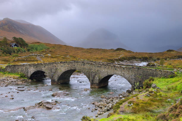 istock Old Bridge in Isle Of Skye, Scottish Highlands 1128666065