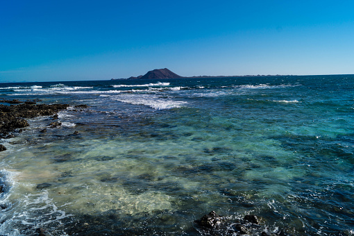 Corralejo and Isla de Lobos from the perspective of the port