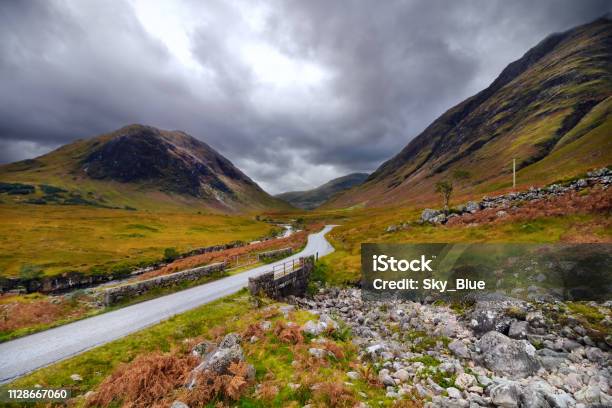 Scottish Highlands Stock Photo - Download Image Now - Rannoch Moor, Scottish Highlands, Autumn