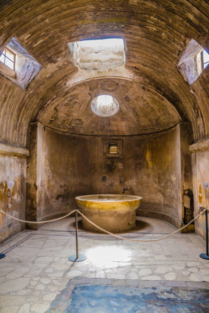 istock Stabian Thermal Baths In Pompeii - Campania, Italy 1128670991