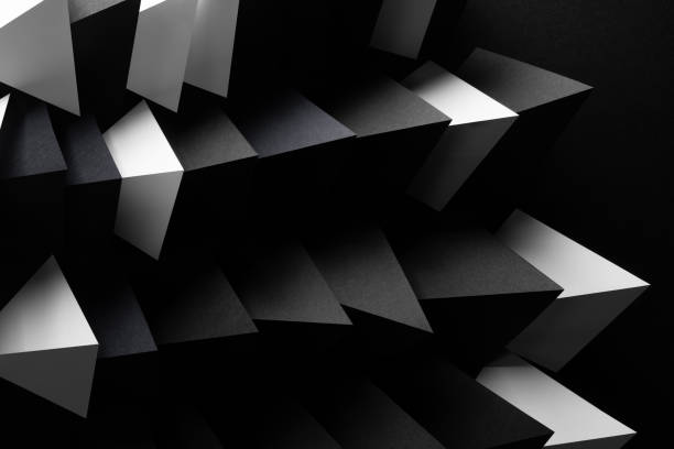 istock Geometric paper shapes, composition for abstract background 1128673719