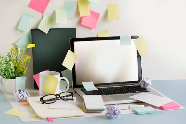 istock Busy office working lifestyle concept image. 1128675197