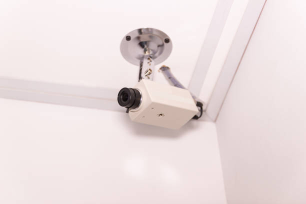 istock CCTV security camera, in office Perform inspection Record an event 1128677077